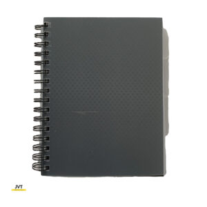 JVT muistikirja A5 120 viivoitettua sivua ja 5 jakajaa