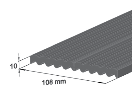 Vibro-Strip kuminen tärinänvaimennus nauha