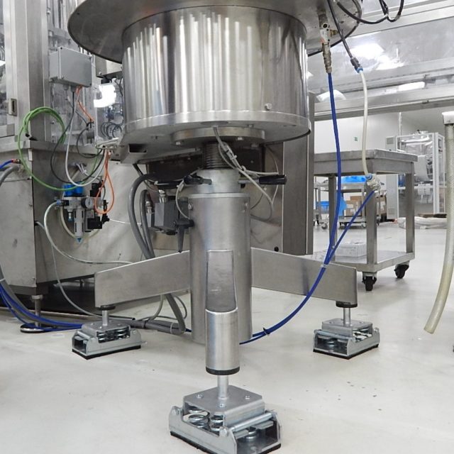 Tärinänvaimennin Vibro-MSR asennusesimerkki