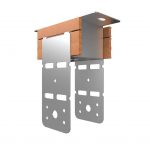 Vibro PB.F tärinää vaimentava väliseinäkiinnike