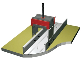 Tärinänvaimennin Vibro-CH.F - runkoäänen ja tärinän eristys kiinnitys alakattorunkoon