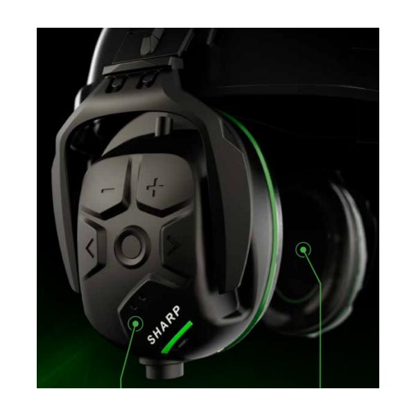 Kuulosuojain Sordin Sharp Helmet 20 Gel, BT, MP, Kuuleva, FM