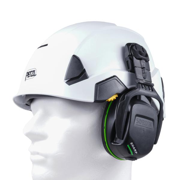 Kuulosuojain Sordin Sharp Helmet 20 Gel, BT, MP, Kuuleva, FM