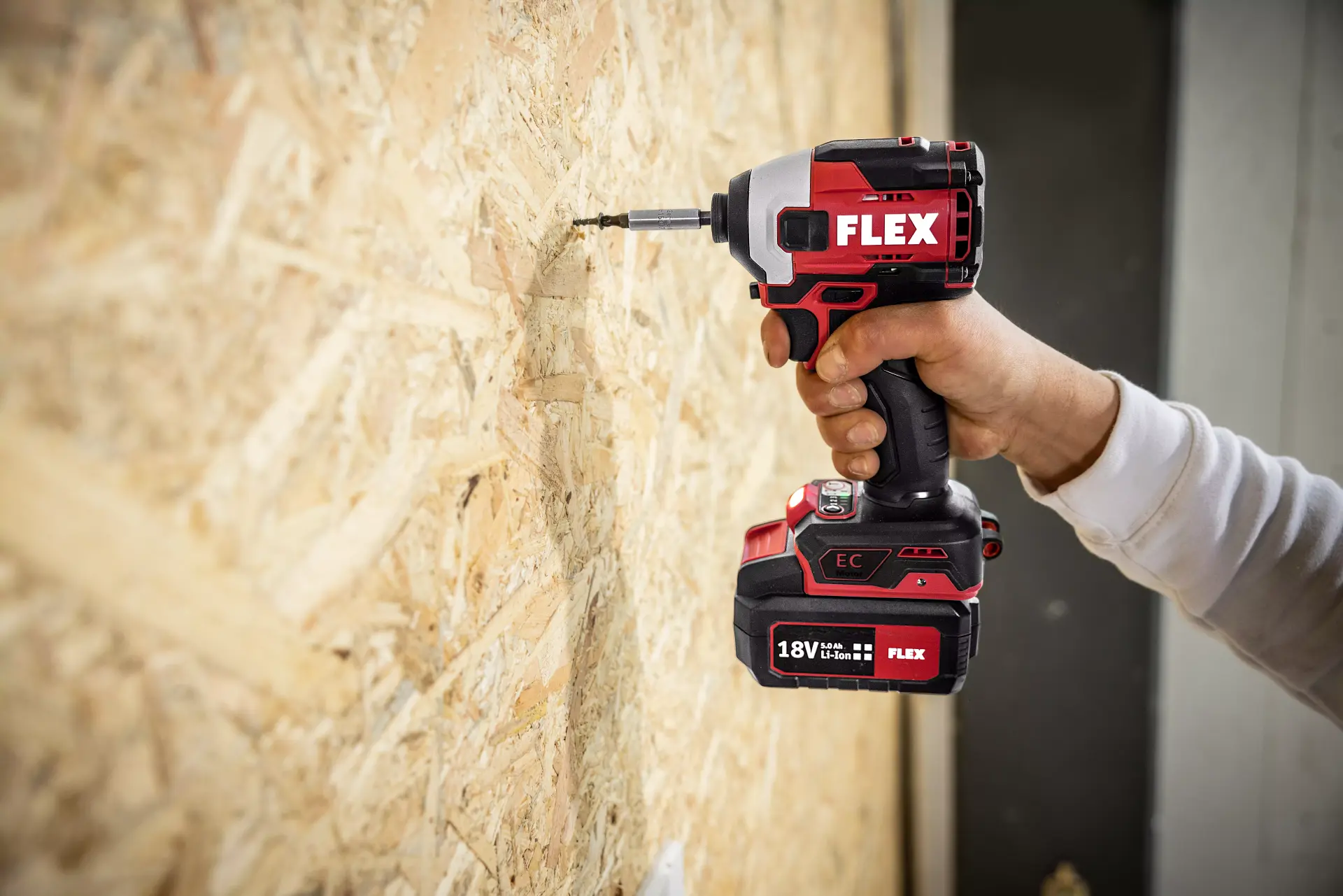 Iskevä ruuvinväännin FLEX ID 1/4" 18.0 EC HD C