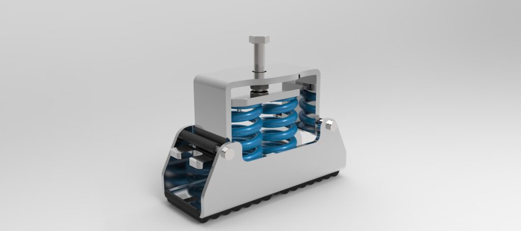 Vibro-SMR teräsjousivaimennusblokit korkeuden säädöllä