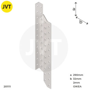 Kannatuslevy 290 JVT Fasteners pari (vasen ja oikea)