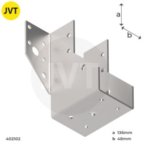 Palkkikenkä 48x136mm N A2 JVT Fasteners
