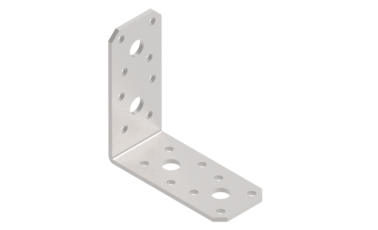 Kulmalevy 90x90x40x3 mm JVT Fasteners