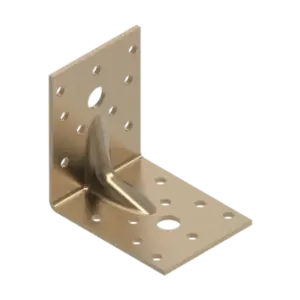 Kulmalevy 90x90x65x2,5mm vahvistettu A2 JVT ruostumaton