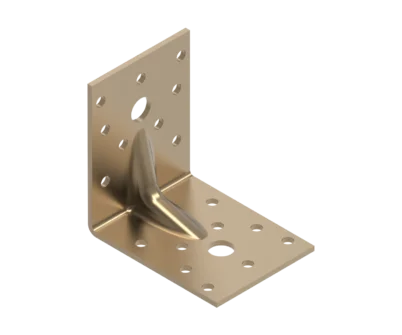 Kulmalevy 90x90x65x2,5mm vahvistettu A2 JVT ruostumaton