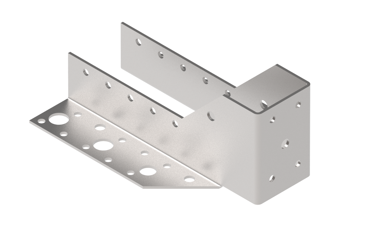 Palkkikenkä 45x167 N JVT Fasteners