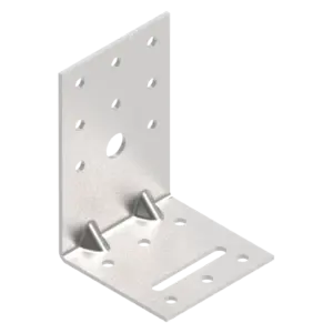 Kulmalevy 60x60x90x2 mm vahvistettu JVT Fasteners