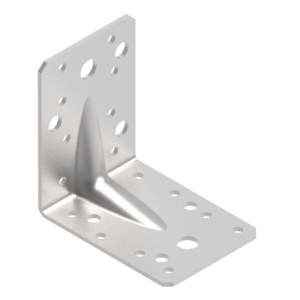 Kulmalevy JVT Fasteners vahvistettu 90x90x65x2,5 mm