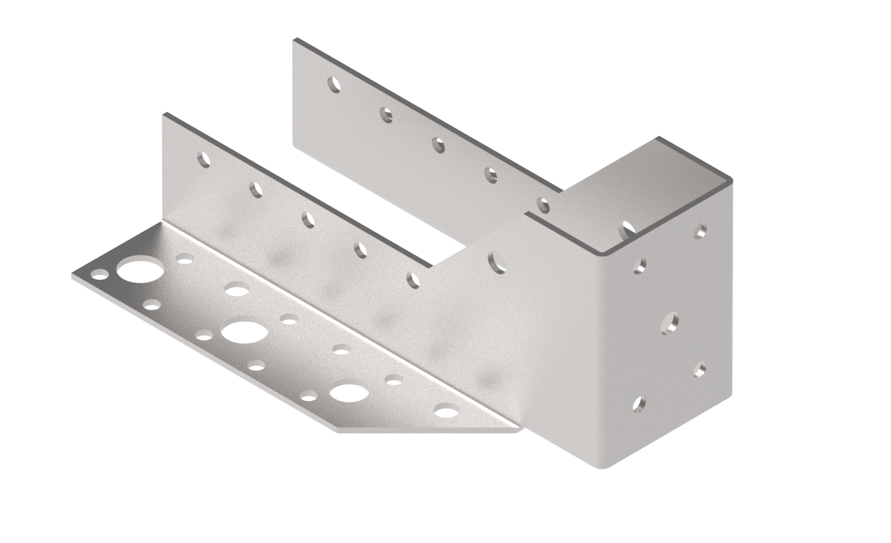 Palkkikenkä 48x166 N JVT Fasteners