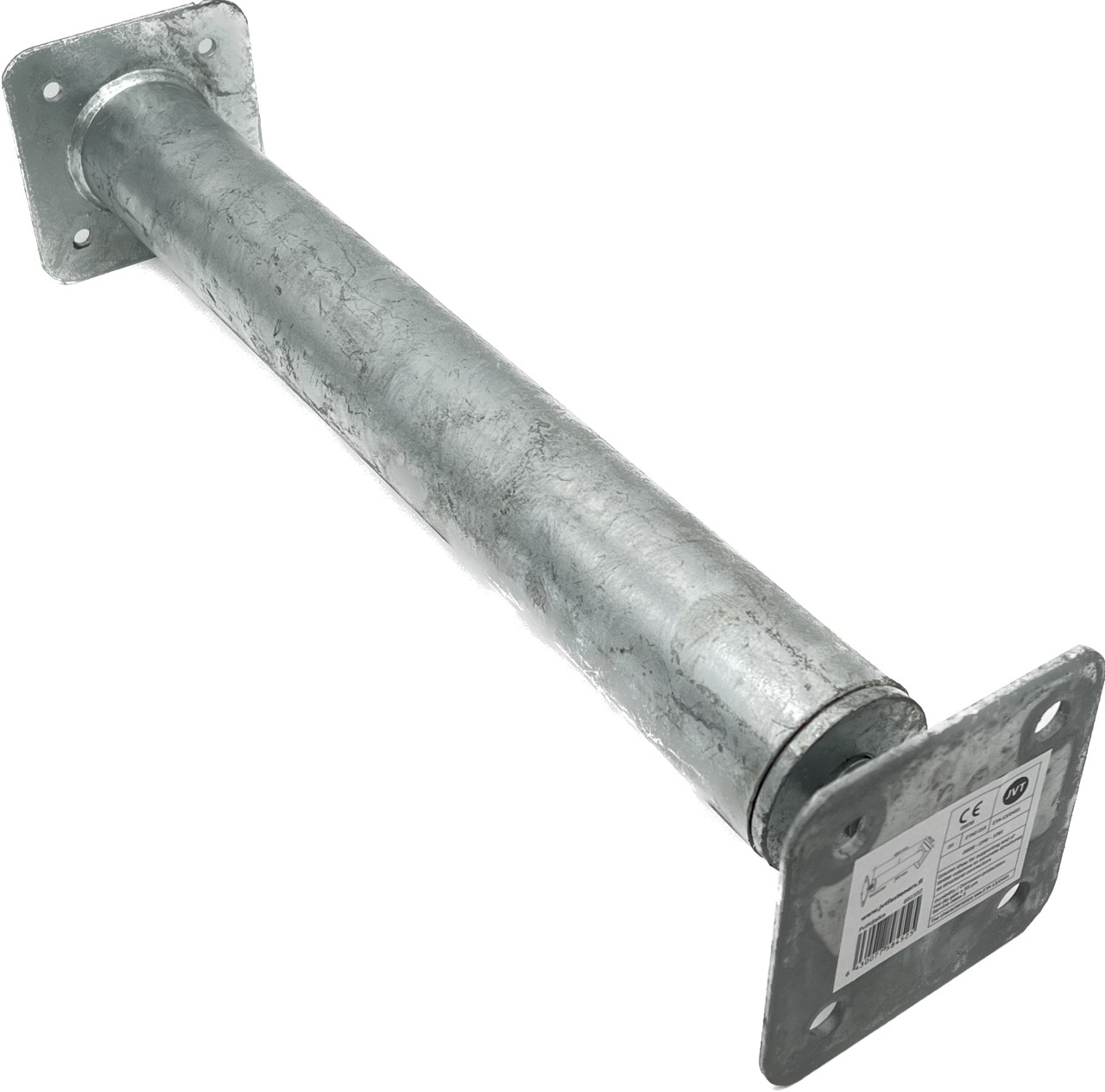 Pilarikenkä putki 600 mm kuumasinkitty JVT Fasteners