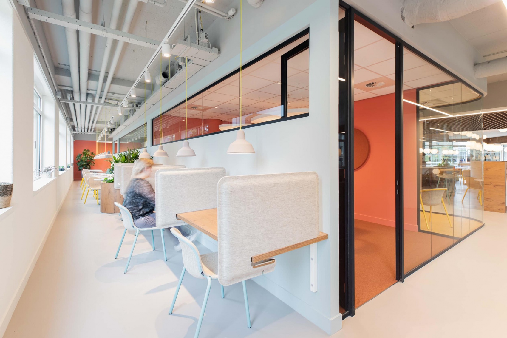 AK 1 PET Felt Workplace Divider De Vorm pöytäsermi