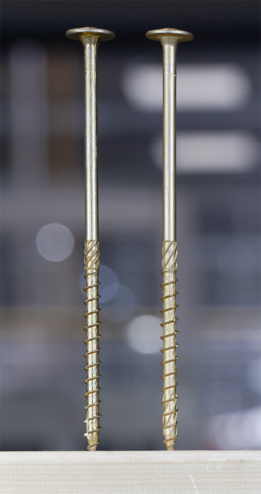 Puuruuvi leveäkanta 6x120 mm C4 Klimas WKCP 100 kpl