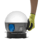 Työvalo Future Ball LED 20W 360° työmaakäyttöön iskunkestävä