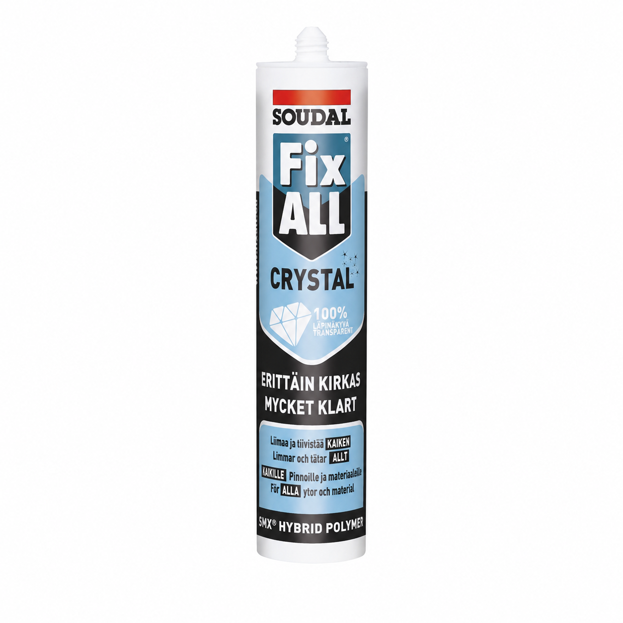 Soudal Fix ALL Crystal kirkas liima- ja tiivistemassa 290 ml