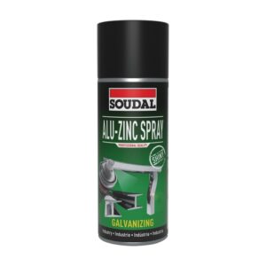 Soudal Alu Zinc Spray Shiny kiiltävä sinkkispray 400 ml SKU 154608