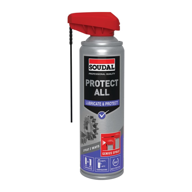 Soudal Protect All silikonipohjainen voitelu- ja suojausspray 300 ml – SKU 134619
