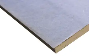 Märkätilakipsilevy Knauf KH13 valkoisella taustalla