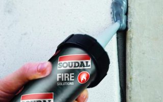 Väliseinä liitoksien tiivistäminen palo- ja ääniteknisesti